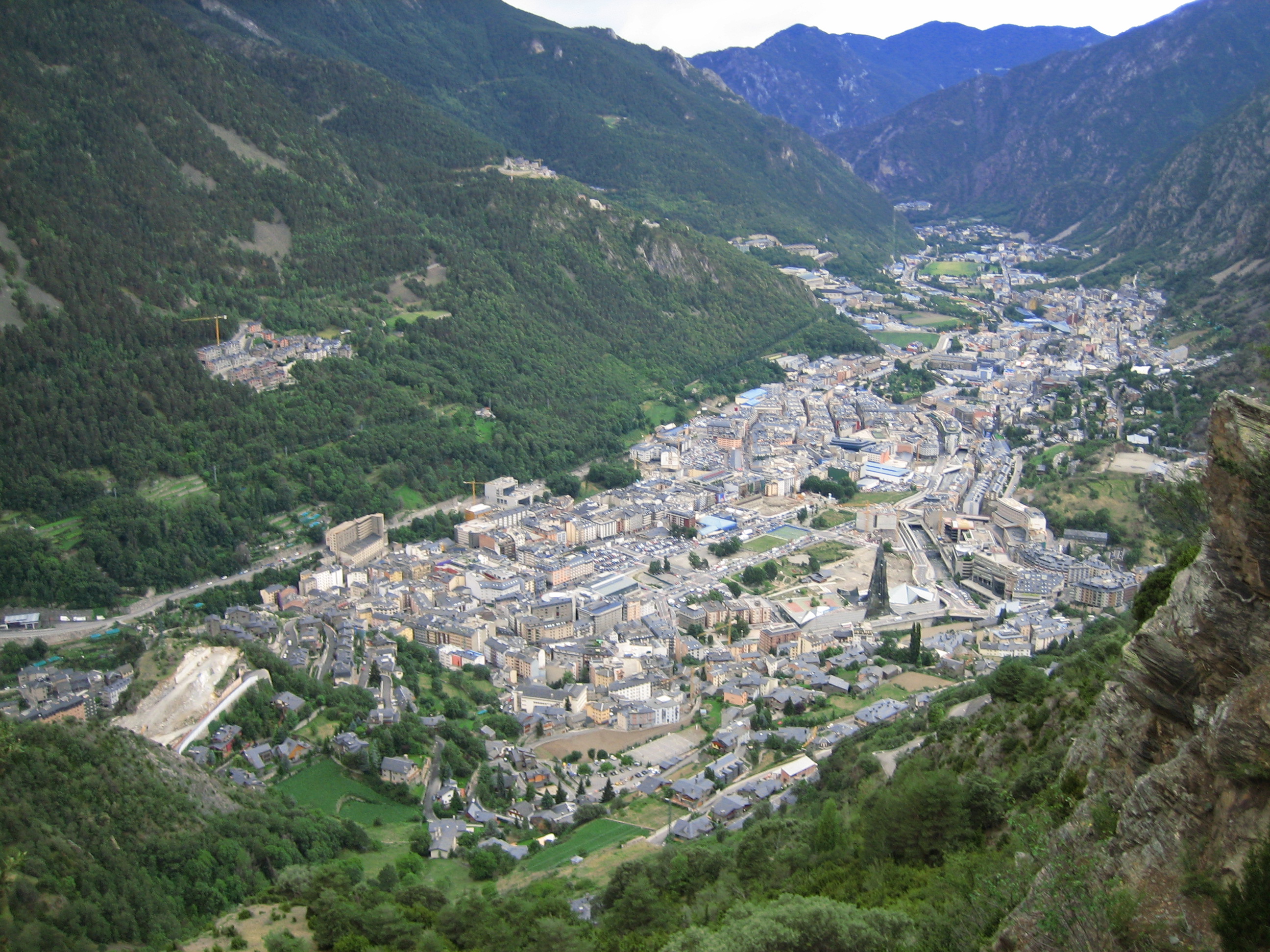 La vallée d'Andorre la Vielle